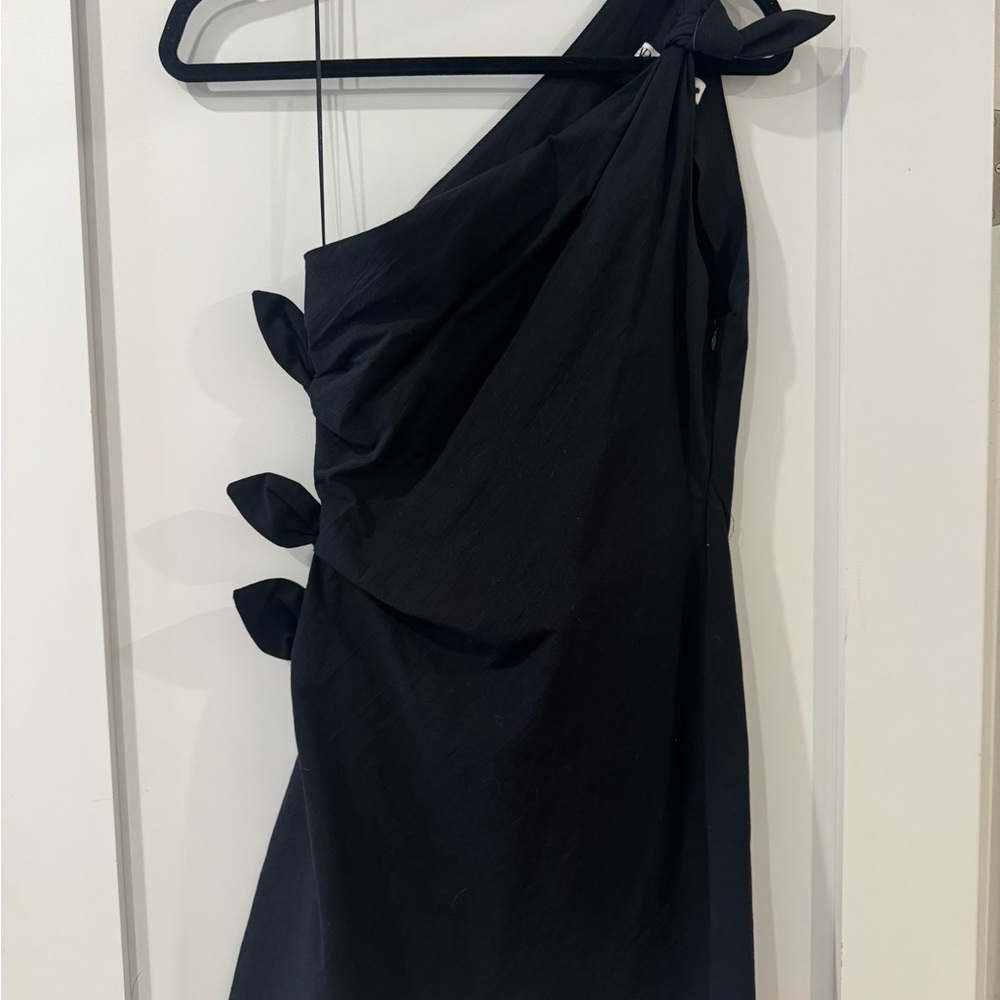 Zara one shoulder mini dress